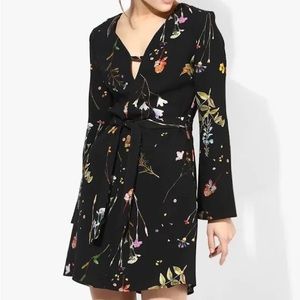 Floral long sleeve dress